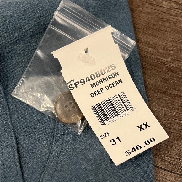 O'Neill Women's High Waist Blue Shorts - Picture 3 of 4